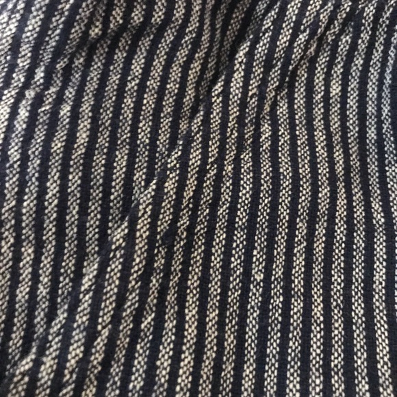 J.Crew Seaside shorts. Ladies size XXL. Antique navy and white pin striped. - Picture 3 of 7